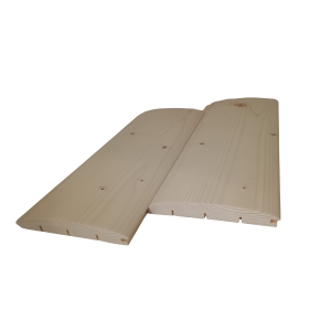 3 Zrubový profil pologuľatý 146x23mm